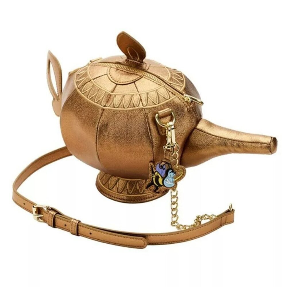 Disney Loungefly Stitch Shoppe Aladdin Genie Lamp Crossbody NWT​